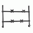 SUPPORT BUREAU QUADRUPLE POUR LCD 15-23 VESA 75/100