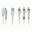 BELKIN AUDIO AND VIDEO CABLE FOR IPOD AND IPHONE - KIT DE CÂBLES VIDÉO / AUDIO / DONNÉES / ALIMENTATION - VIDÉO COMPOSITE / AUDIO / USB - POUR APPLE IPHONE 3G, 3GS, IPOD, IPOD CLASSIC, IPOD MINI, IPOD NANO, IPOD TOUCH (1G, 2G)