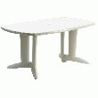 TABLE 170 X 95 CM TOSCANA BLANC