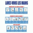 AFFICHE D'HYGIèNE PLASTIFIéE FORMAT A4 RéF. 009148