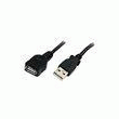 STARTECH.COM USB 2.0 EXTENSION CABLE A TO A - RALLONGE DE CÂBLE USB - USB À 4 BROCHES, TYPE A (M) - USB À 4 BROCHES, TYPE A (F) - 1.8 M ( USB / HI-SPEED USB ) - NOIR - POUR P/N: SV221NANOU