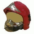 CASQUE POMPIER F1 ROUGE