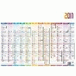 CALENDRIER ANNUEL - CALENDRIERS BOUCHUT GRANDRÉMY - 4 SAISONS - 6 MOIS RECTO/VERSO - 32 X 42 CM