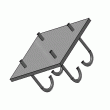 PLATINE ENCRAGE BETON