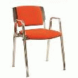 CHAISE EN MéTAL EMPILABLE CORA SIGMA PIéTEMENT CHROMé
