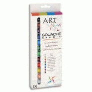 BOITE DE 5 TUBES 12ML DE GOUACHE - COULEUR ASSORTIS