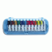 BOITE DE 12 TUBES 10ML DE GOUACHE - COULEUR ASSORTIS