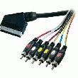 ADAPTATEUR SPEAKA PÉRITEL/6 RCA 2 M