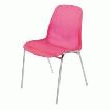 CHAISE COQUE TRANSLUCIDE ROSE