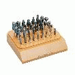 COFFRET DE 32 FRAISES ROTATIVES  E33 ROT MD/3 - FRAISES QUEUE 6 X 40MM