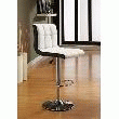TABOURET - LOT 2 TABOURETS DE BAR JOKER BLANCS & NOIRS