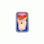 MAÎTRE COQ 2 CUISSES DE POULET BLANC 500 G ENVIRON