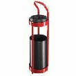 ASCHER-PAPIERKORB-KOMBINATION PROFILINE COMBI - ABFALLVOLUMEN 15 L ROT