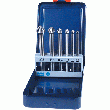 COFFRET DE 6 FRAISES À CHANFREINER-NOYER 3 DENTS, 90° HSS, QUEUE LONGUE