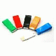 CLE USB BADGE PUBLICITAIRE CLIPSABLE
