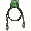 CÂBLE PÉRITEL MÂLE - MÂLE, 6 LIAISONS COAXIALES, AUDIO BLINDÉE SÉPARÉMENT, DIAMÈTRE 10MM, LONGUEUR 1M50.