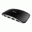 TRUST CURVE 7 PORT USB 2.0 HUB - CONCENTRATEUR (HUB) - 7 X HI-SPEED USB - ORDINATEUR DE BUREAU