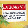 PANNEAUX 'QUALITE'