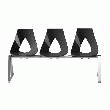 BANC BANC RUBANN 3 PL BANC DESIGN 3 PLACES NOIR