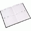 AGENDA DE BANQUE - OFFICE DEPOT - NOIR - 14 X 21 CM - FORMAT CARRÉ - 1 JOUR SUR 1 PAGE