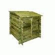 UBBINK COFFRE DE FILTRATION EN BOIS POUR PISCINE