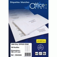 6500 ÉTIQUETTES MULTI-USAGE 38X21MM