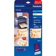 CARTE DE VISITE AVERY C32024 JET D'ENCRE COULEUR FORMAT 85 X 54 MM BLANCHE - POCHETTE DE 80