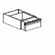 TIROIR 15CM HAUTEUR 40 X 80