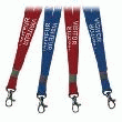 CORDON 15 MM POLYESTER IMPRIME 'VISITEUR'