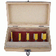 COFFRET DE 5 FRAISES À RAINURER.