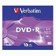 DVD+R VERBATIM 16X BOÎTIER SLIM