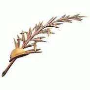 PALME EN BRONZE - LONGUEUR 55 CM RÉF 0709.301