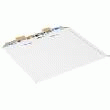 BOÎTE 100 POCHETTES RAJAMAIL BLANCHES EN CARTON AVEC FERMETURE PAR LANGUETTES DE BLOCAGE 25X20 CM