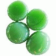 DRAGÉE DE VERRE BRILLANT VERT