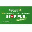 GREENWEEZ STOP PUB AUTOCOLLANT BOITE AUX LETTRES