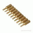 10 EMBOUTS PLATS DIAMANTÉS 3 X 25 MM 123654