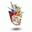 TROUSSE DE PEINTURE - L&B - 10 GOUACHES + PALETTE + PINCEAUX