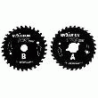 DECOUPE (CISEAUX - CISEAUX DE MACON - CUTTER - COUTEAUX - SCIE - LAMES - BROCHE) EVOLUTION PAIRE DE LAMES EVOLUTION FURY TWIN 125MM