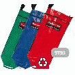 SAC DE RECYCLAGE POUR CHARIOT TRIPLE VERT
