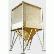 Silo souple pour le stockage de produits a faible densite Silo souple pour le stockage de produits a faible densite