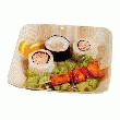 ASSIETTE EN PALMIER CARRÉE 16 CM