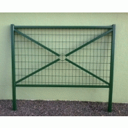 BARRIÈRE GRILLAGÉE DE TYPE CROIX ST ANDRÉ