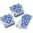 JEU DE PÉDALES SPORT ALU/BLEU