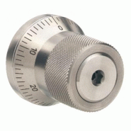 ELEMENT D'ARRET A BOUTON - NEUTRE - INOX (17-50)