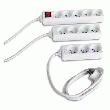 JPC BLOC MULTIPRISES ÉLECTRIQUES 4 PRISES ÉLECTRIQUES 4M
