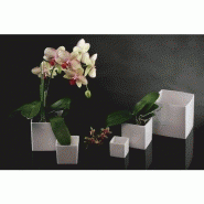 CUBE VASE PORCELAINE 10CM X 12