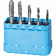 COFFRET DE 5 TARAUDS MACHINE COURTS ENTRÉE DROITE, M3 À M8, HSS, ISO R529