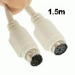 CÂBLE USB VERS PS/2 POUR CLAVIER ET SOURIS - 1.5M