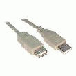 MCL SAMAR - RALLONGE DE CÂBLE USB - USB À 4 BROCHES, TYPE A (M) - USB À 4 BROCHES, TYPE A (F) - 50 CM