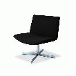 CHAISE DESIGN CHAISE PEGGY PU NOIR